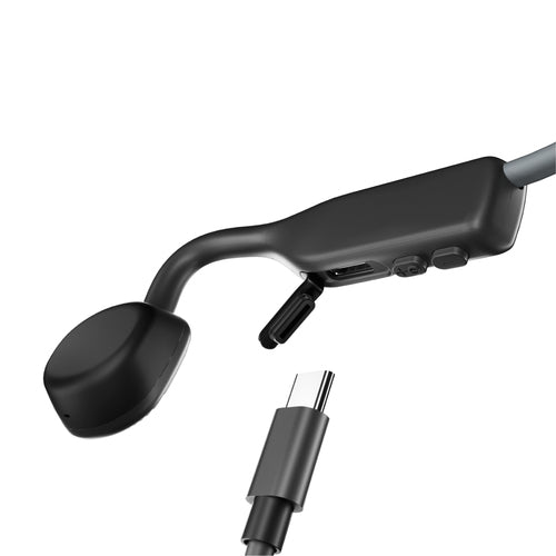 SHOKZ OpenMove Headphones Wireless Neck-band Sports Bluetooth Grey SHOKZ OpenMove Headphones Wireless Neck-band Sports Bluetooth Grey